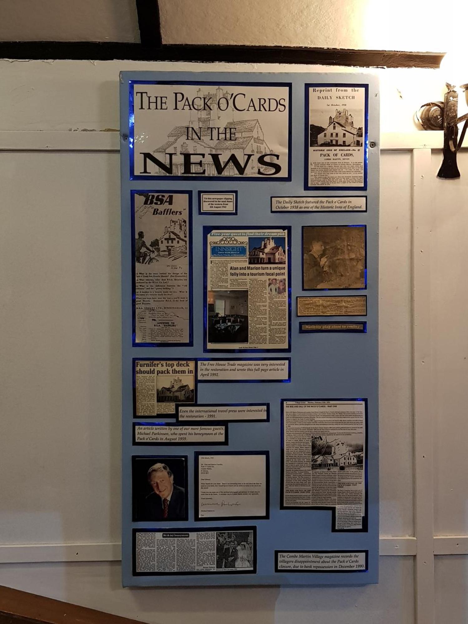 The Pack O' Cards Hotel Combe Martin Bagian luar foto